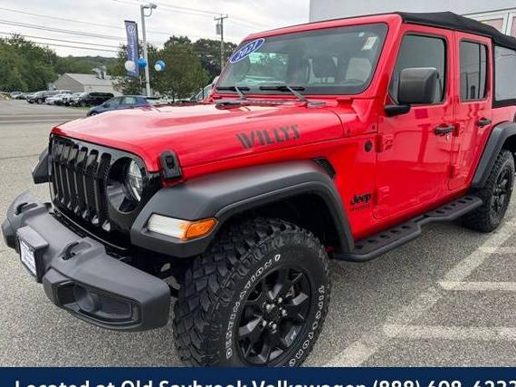 JEEP WRANGLER 2021 1C4HJXDG7MW593469 image