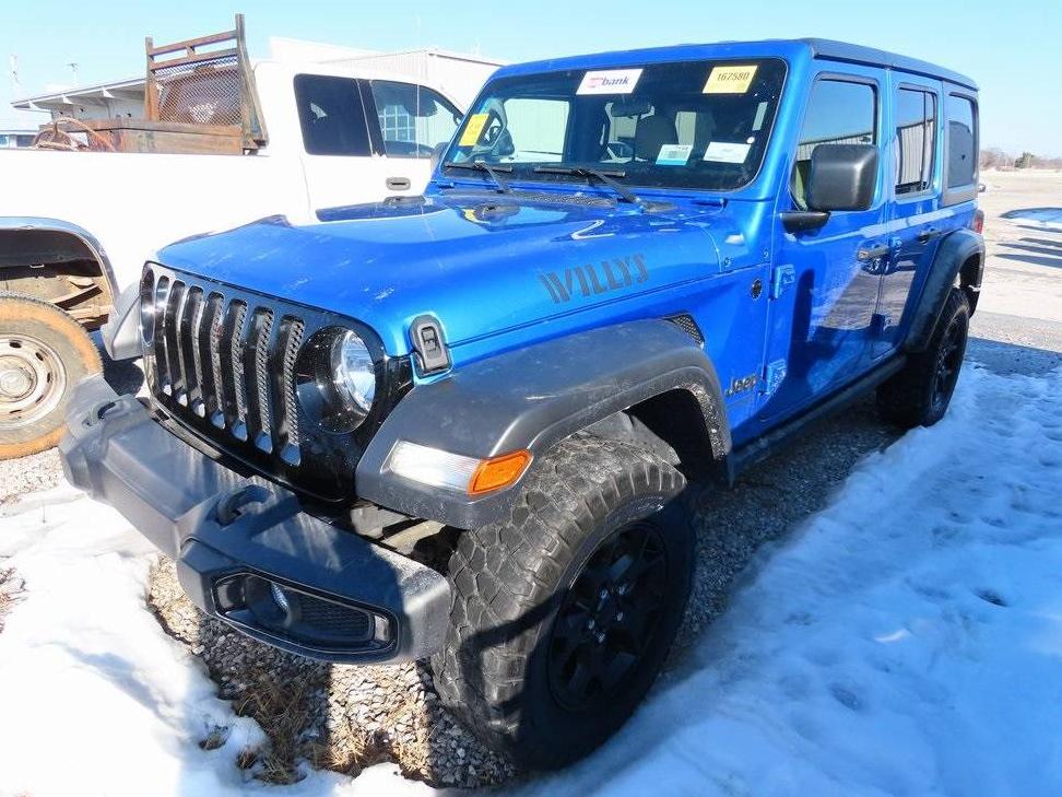 JEEP WRANGLER 2021 1C4HJXDM5MW801192 image