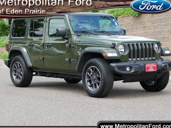 JEEP WRANGLER 2021 1C4HJXDG9MW608036 image