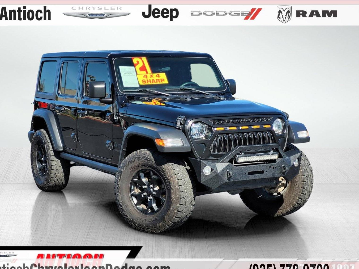 JEEP WRANGLER 2021 1C4HJXDG3MW729970 image