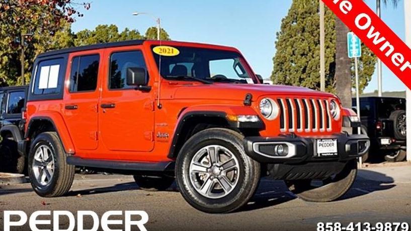 JEEP WRANGLER 2021 1C4HJXEN8MW863466 image