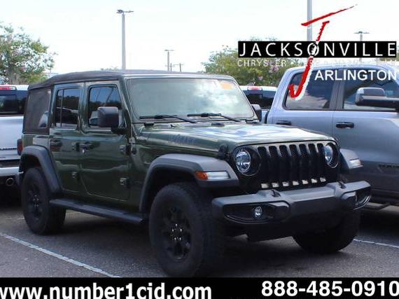 JEEP WRANGLER 2021 1C4HJXDN7MW663096 image