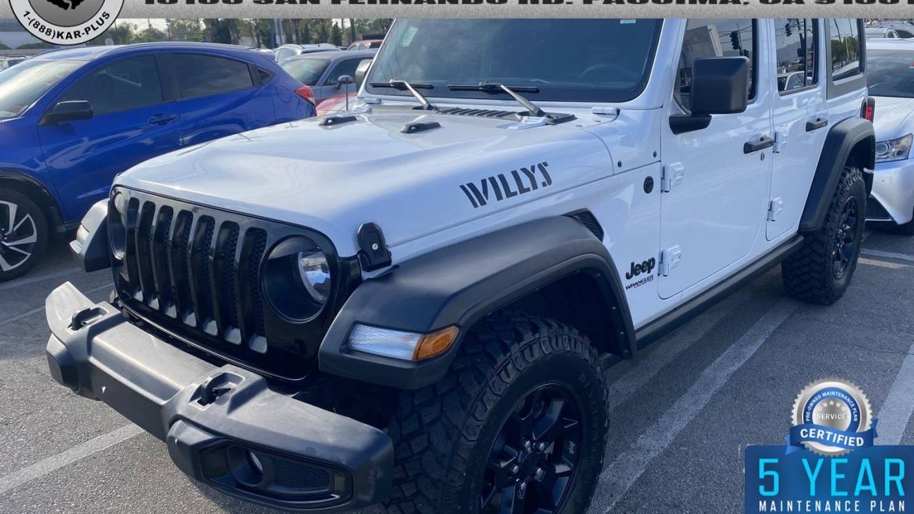 JEEP WRANGLER 2021 1C4HJXDG4MW696865 image