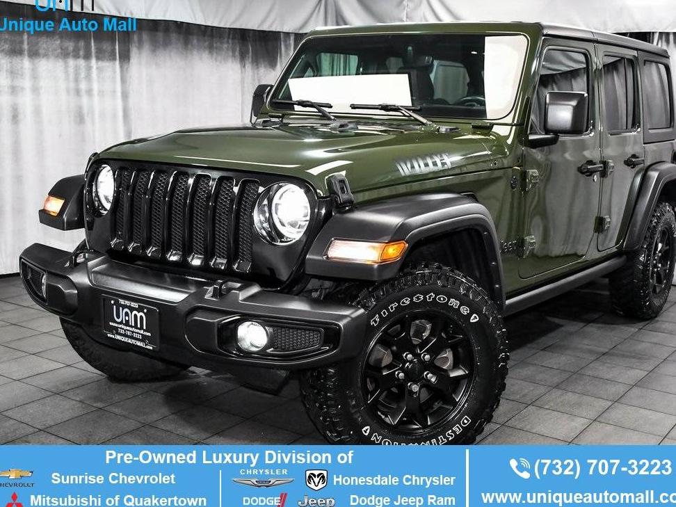 JEEP WRANGLER 2021 1C4HJXDG3MW646605 image