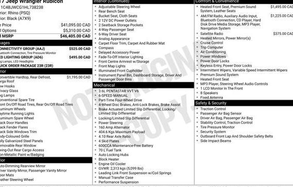 JEEP WRANGLER 2017 1C4BJWCG1HL738238 image