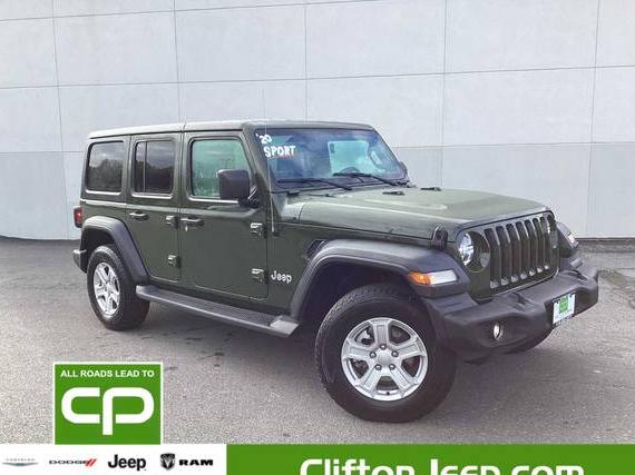 JEEP WRANGLER 2020 1C4HJXDG6LW291461 image JEEP WRANGLER 2020 1C4HJXDG6LW291461 image