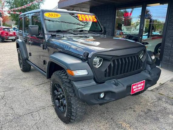 JEEP WRANGLER 2020 1C4HJXDG6LW263773 image