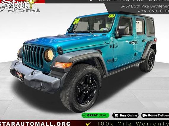 JEEP WRANGLER 2020 1C4HJXDN6LW327292 image