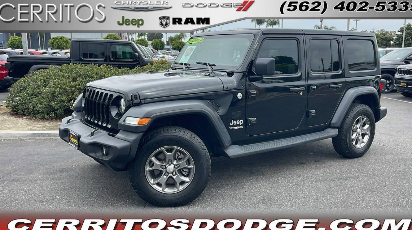 JEEP WRANGLER 2020 1C4HJXDG7LW274474 image