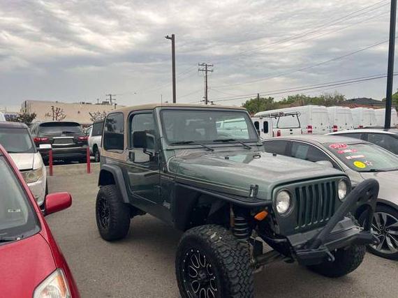 JEEP WRANGLER 2000 1J4FA29P3YP718934 image