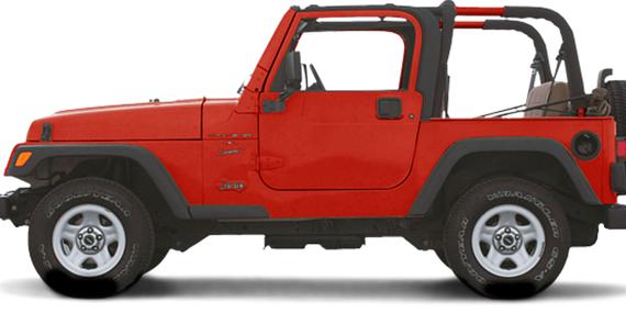 JEEP WRANGLER 2001 1J4FA29P11P355541 image