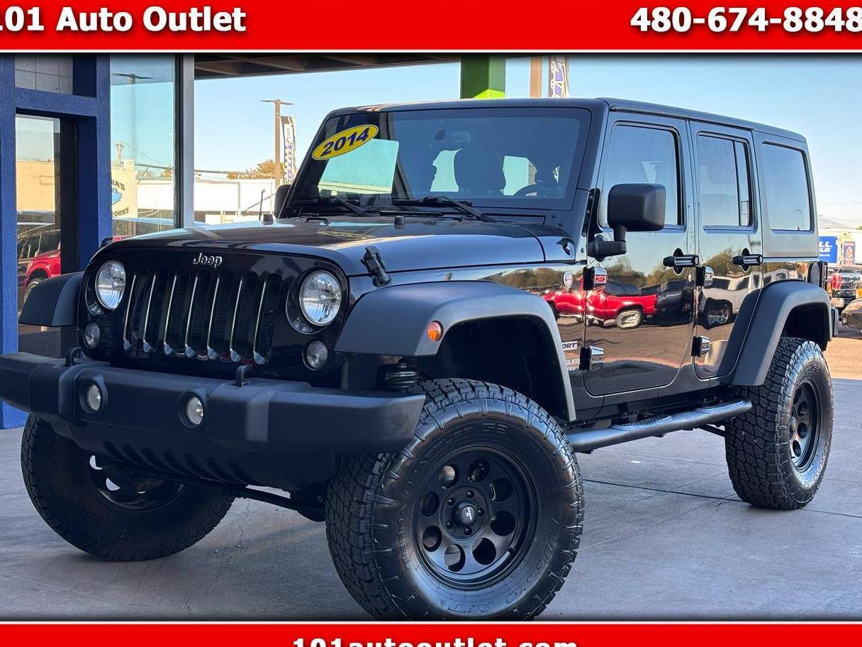 JEEP WRANGLER 2014 1C4HJWDG4EL222007 image