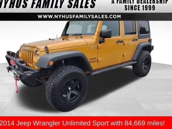 JEEP WRANGLER 2014 1C4BJWDG6EL223312 image