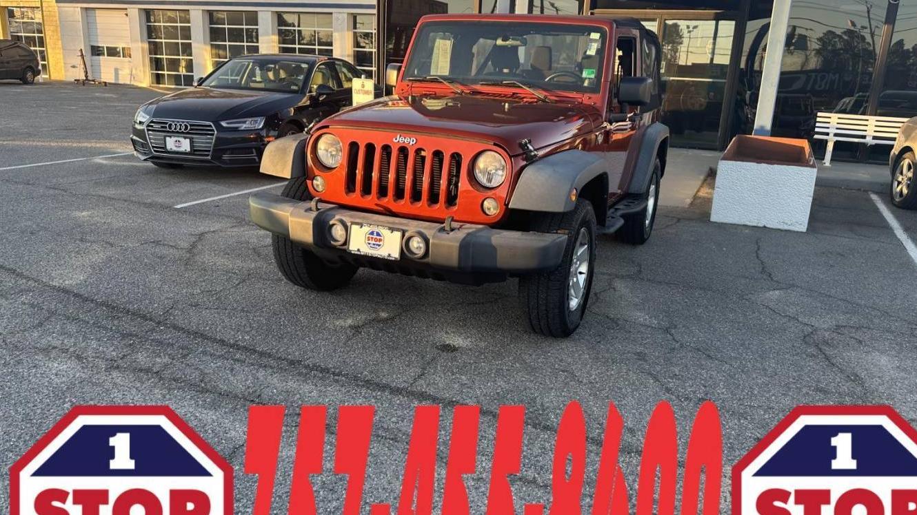 JEEP WRANGLER 2014 1C4AJWAG2EL284530 image