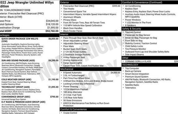 JEEP WRANGLER 2022 1C4HJXDN3NW215598 image JEEP WRANGLER 2022 1C4HJXDN3NW215598 image