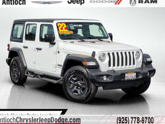 JEEP WRANGLER 2022 1C4HJXDG5NW142199 image
