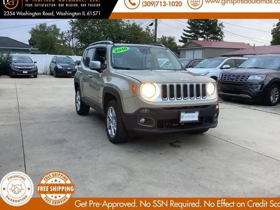 JEEP RENEGADE 2016 ZACCJBDTXGPD28086 image