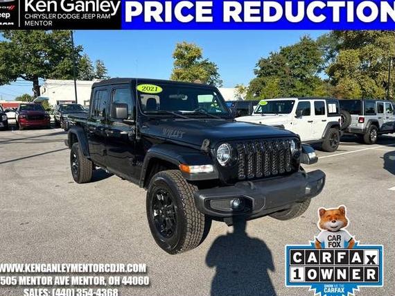 JEEP GLADIATOR 2021 1C6HJTAG9ML598811 image