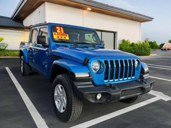 JEEP GLADIATOR 2021 1C6HJTAG2ML592803 image JEEP GLADIATOR 2021 1C6HJTAG2ML592803 image