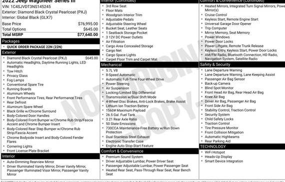 JEEP WAGONEER 2022 1C4SJVDT3NS145245 image JEEP WAGONEER 2022 1C4SJVDT3NS145245 image