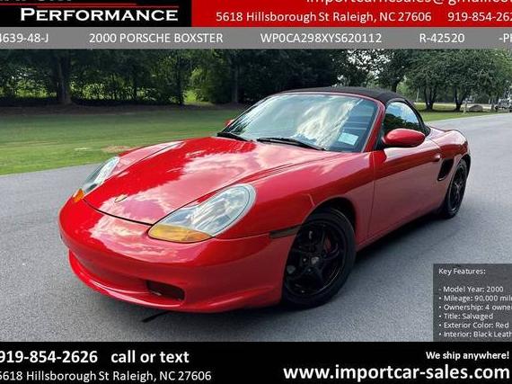 PORSCHE BOXSTER 2000 WP0CA298XYS620112 image