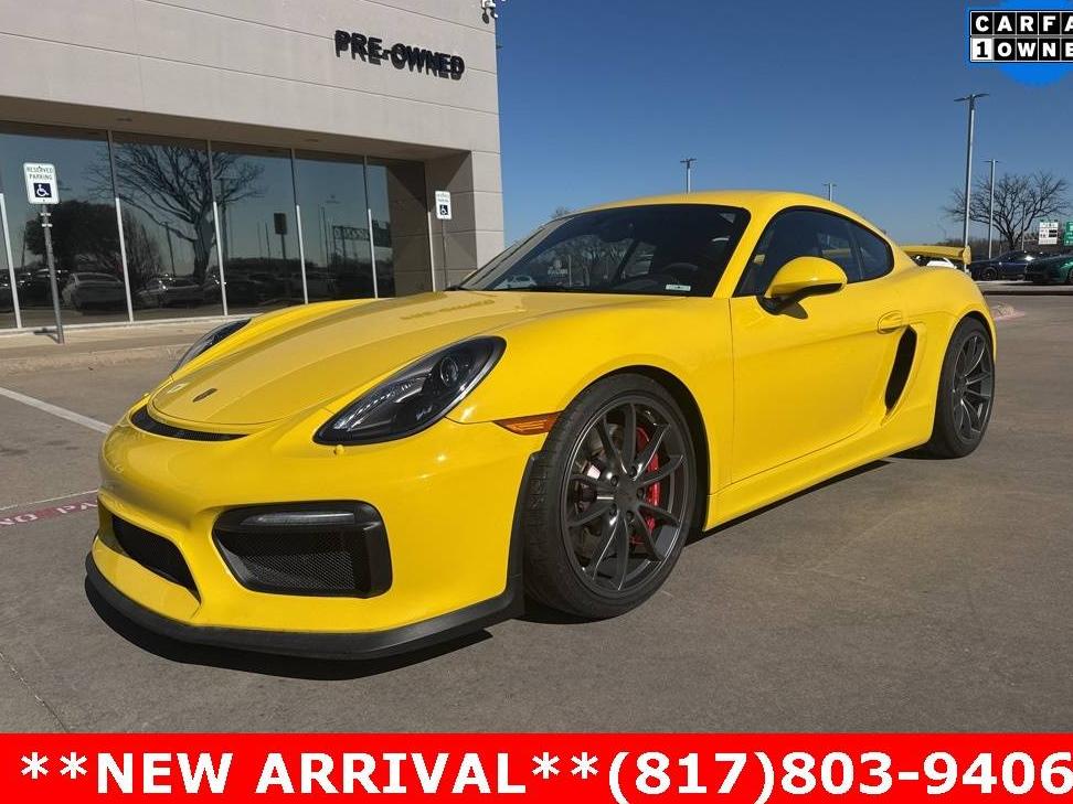 PORSCHE CAYMAN 2016 WP0AC2A87GK197422 image