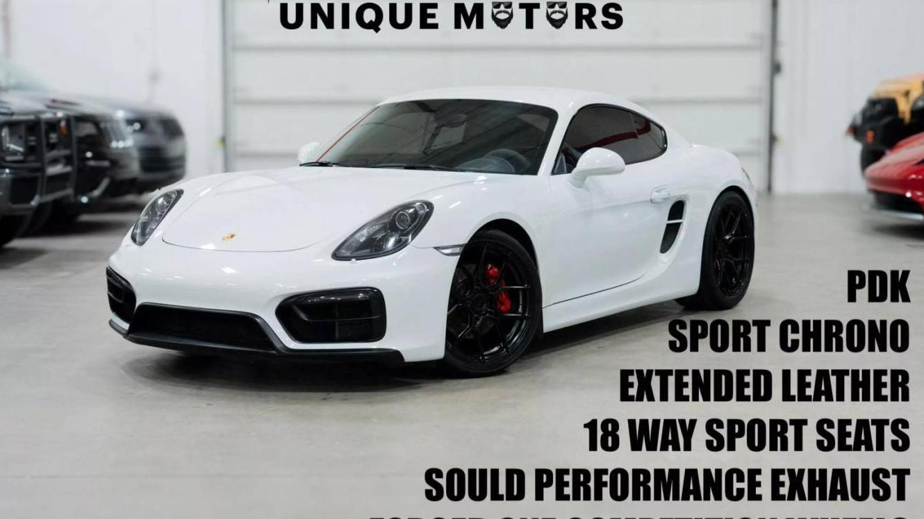 PORSCHE CAYMAN 2016 WP0AB2A83GK185092 image