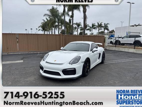 PORSCHE CAYMAN 2016 WP0AC2A88GK192746 image