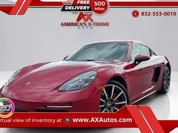 PORSCHE CAYMAN 2017 WP0AB2A88HS285593 image