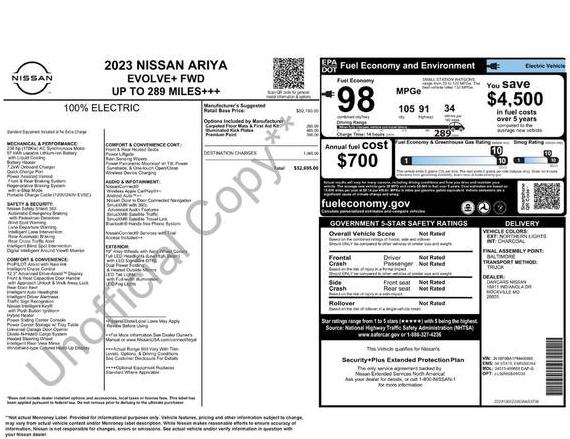 NISSAN ARIYA 2023 JN1BF0BA1PM409868 image