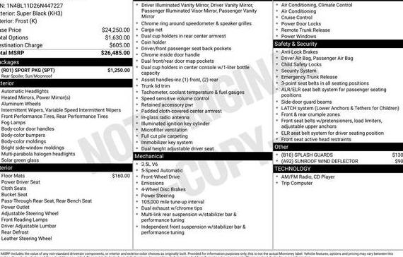 NISSAN ALTIMA 2006 1N4BL11D26N447227 image NISSAN ALTIMA 2006 1N4BL11D26N447227 image