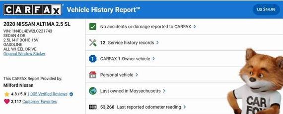 NISSAN ALTIMA 2020 1N4BL4EW2LC221743 image