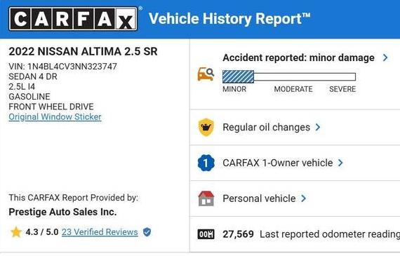 NISSAN ALTIMA 2022 1N4BL4CV3NN323747 image