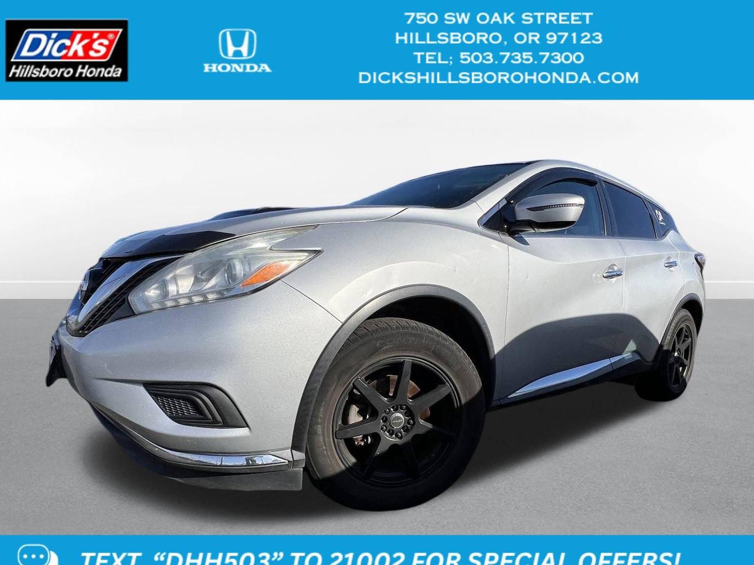 NISSAN MURANO 2016 5N1AZ2MH2GN101023 image