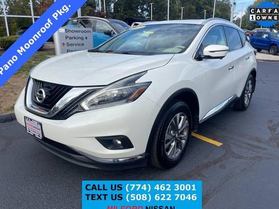NISSAN MURANO 2018 5N1AZ2MH1JN161642 image