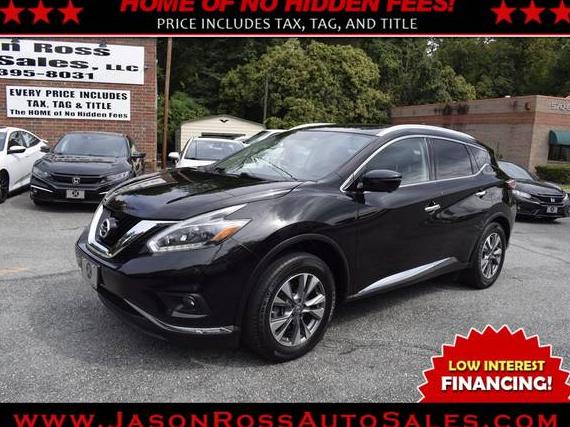 NISSAN MURANO 2018 5N1AZ2MH6JN154959 image NISSAN MURANO 2018 5N1AZ2MH6JN154959 image
