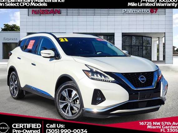 NISSAN MURANO 2021 5N1AZ2BJ0MC134700 image