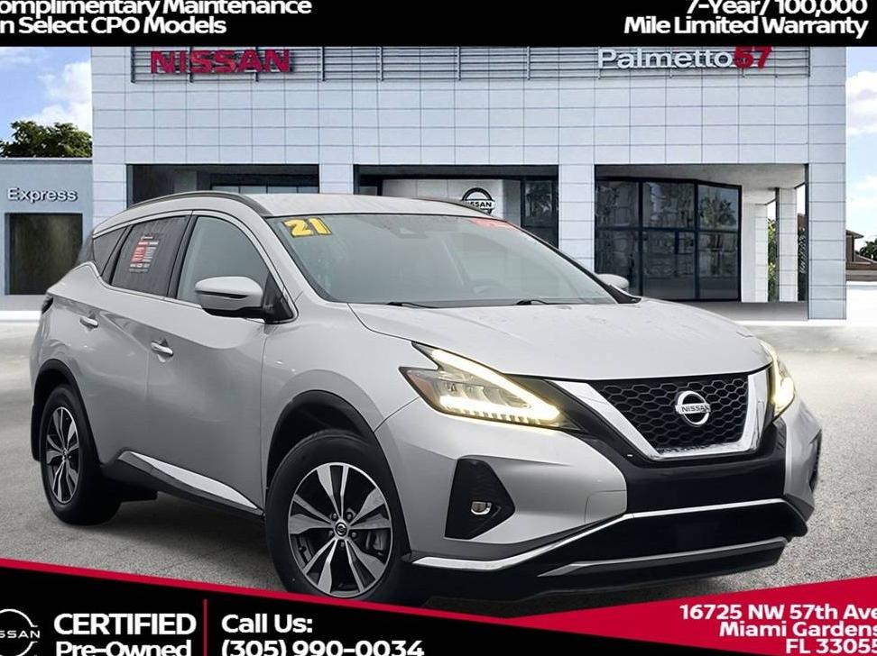 NISSAN MURANO 2021 5N1AZ2BJ1MC106453 image