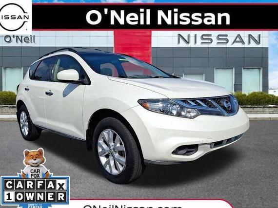 NISSAN MURANO 2012 JN8AZ1MW4CW227857 image