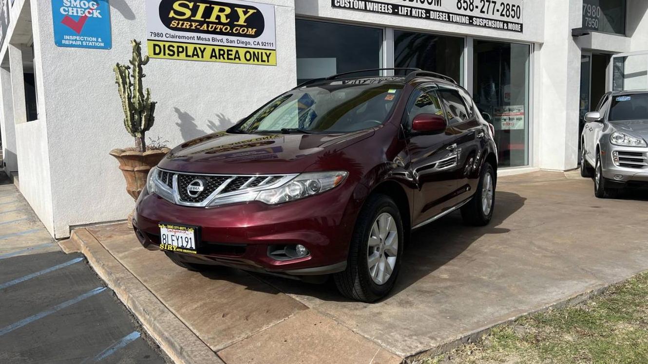 NISSAN MURANO 2012 JN8AZ1MW4CW216339 image