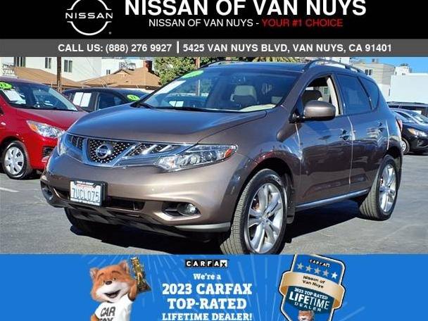 NISSAN MURANO 2011 JN8AZ1MWXBW183992 image