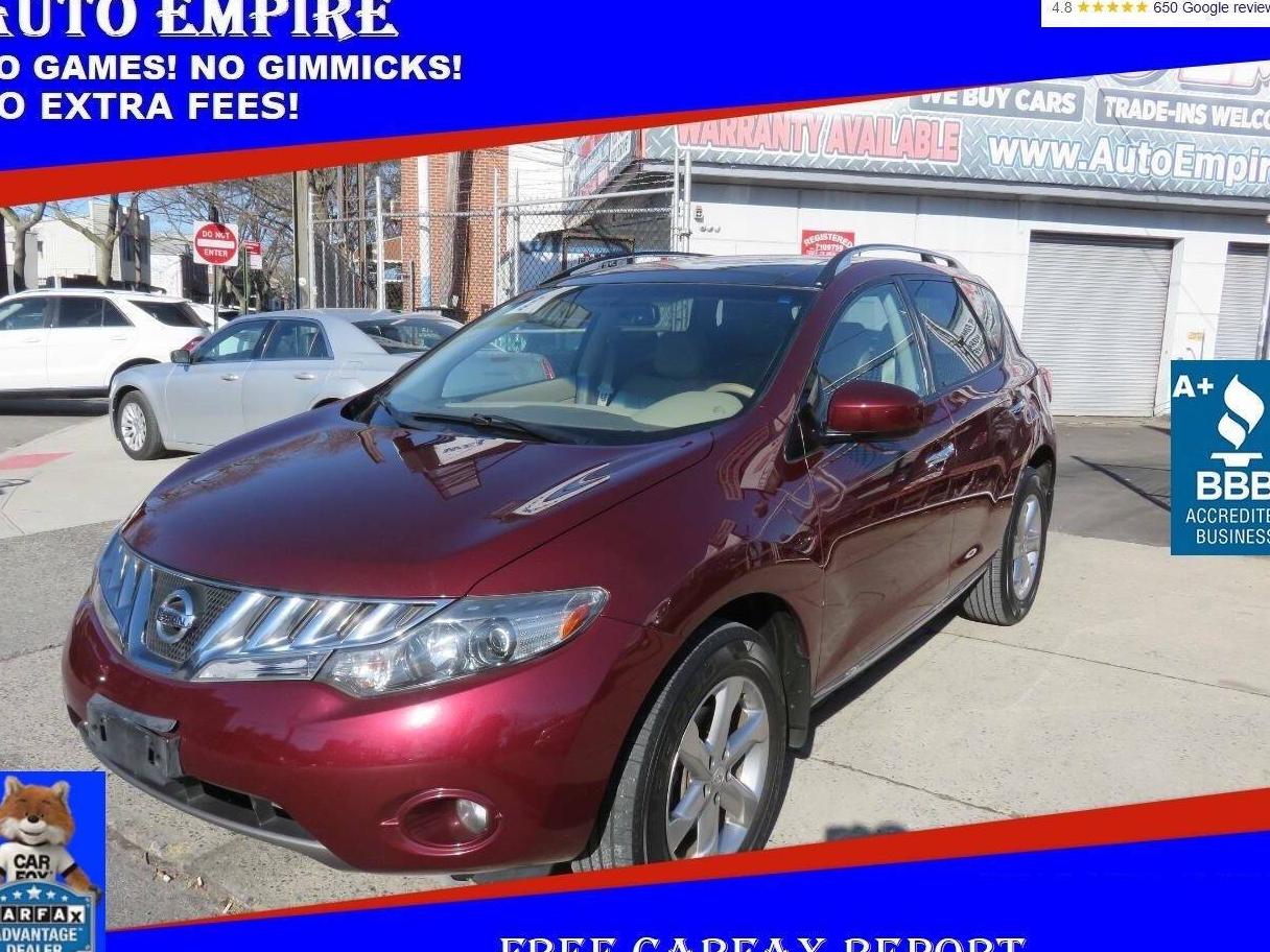 NISSAN MURANO 2010 JN8AZ1MW2AW122568 image