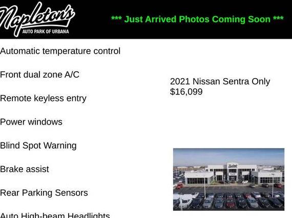 NISSAN SENTRA 2021 3N1AB8CV3MY309982 image