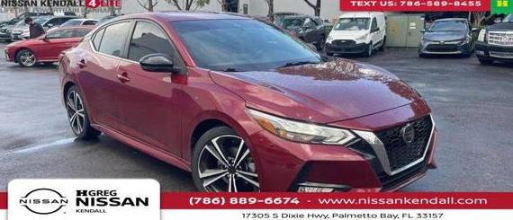 NISSAN SENTRA 2021 3N1AB8DV3MY256442 image