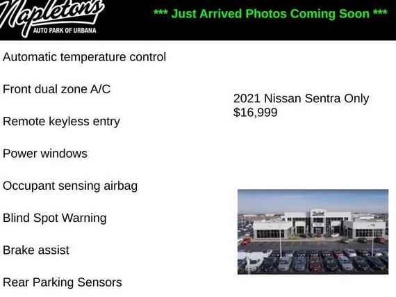 NISSAN SENTRA 2021 3N1AB8CV0MY246615 image