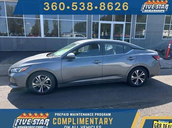 NISSAN SENTRA 2021 3N1AB8CV2MY255607 image