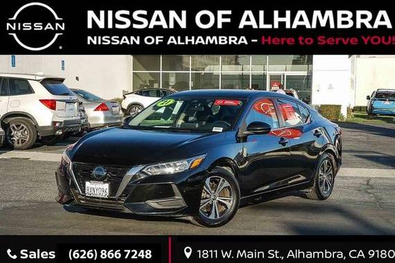 NISSAN SENTRA 2021 3N1AB8CV7MY306017 image