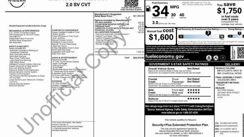 NISSAN SENTRA 2024 3N1AB8CV2RY228785 image