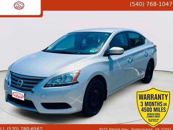 NISSAN SENTRA 2014 3N1AB7AP9EL662093 image