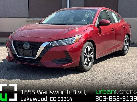 NISSAN SENTRA 2022 3N1AB8CV8NY296924 image